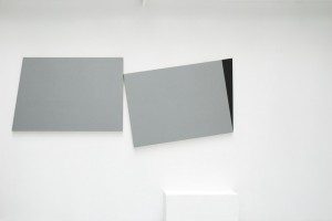 « Drift », 2006, laque sur toile, diptyque, 2 (100,5 x 150 cm)