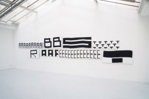 « Abstract », 2008-2009, acrylique sur tissu, 145 x 780 cm – Collection Centre Pompidou