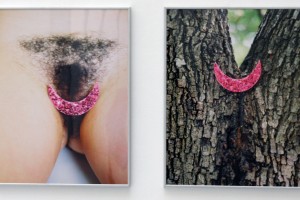 « les divines jambes d'artémis », 2003, 2 photographies couleur, 60 x 50 cm chaque (tirage unique)