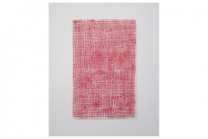 « 2940 POINTS », 2013, acrylique sur papier, 34,5 x 22 cm