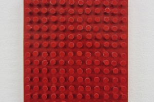 Tableau-clous – 1985-2011, laque sur clous sur bois, 25 x 18,4 cm