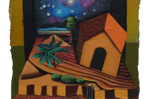 Cosmic Hut, 2015 – huile sur toile, 40 x 30 cm I Collection privée