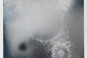 Point du jour #1512, 2012, bombe acrylique sur alucobond, 150 x 120 x 6 cm