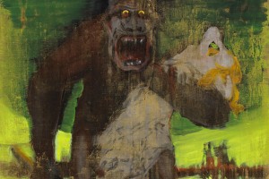 « RIP (Destroy the Mad Brute) », 2012-13, acrylique et enamel sur toile, 230 x 155 cm