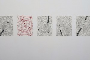 sans titre, 2016, aquarelles sur papier, 36 x 48 cm