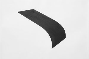sans titre, 2017, poudre de graphite sur papier, 56 x 76 cm