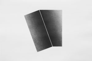 sans titre (Paysage), 2017, graphite sur papier, 56 x 76 cm