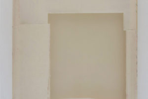 NOVOTNÝ > Untitled, 2018, acrylique sur organza synthétique, coton, 60 x 50 cm