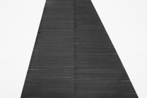 Pyramide #4, 2019, graphite sur papier, 90 x 126 cm
